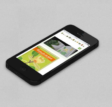 Arboretum Heppenheim Homepage auf dem iPhone