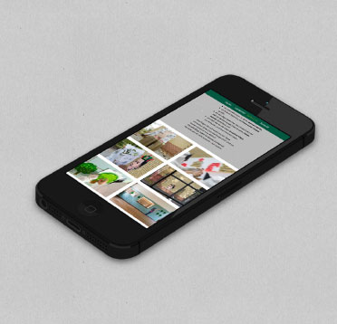 Arboretum Heppenheim Homepage auf dem iPhone