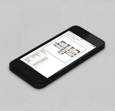 The Bergstrasse Homepage auf Smartphone
